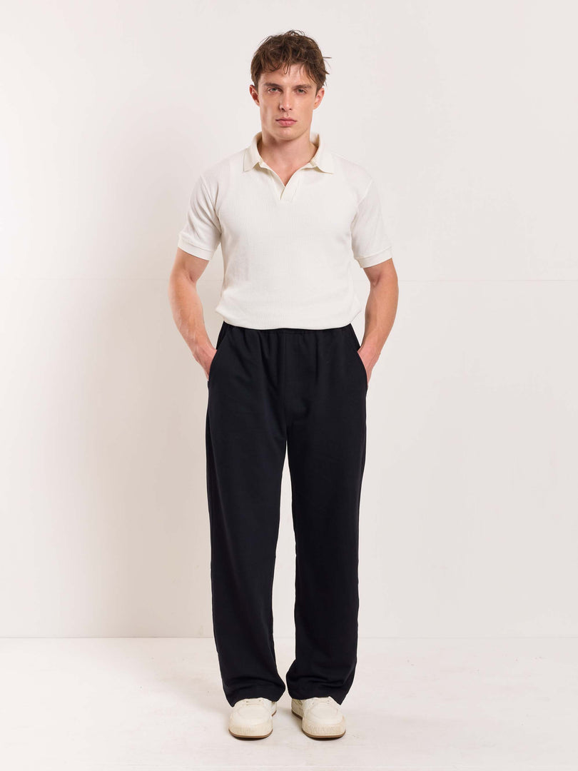 Loose Fit Black Sweatpants