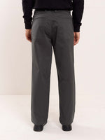 Load image into Gallery viewer, Grey Loose Fit Twill Trousers
