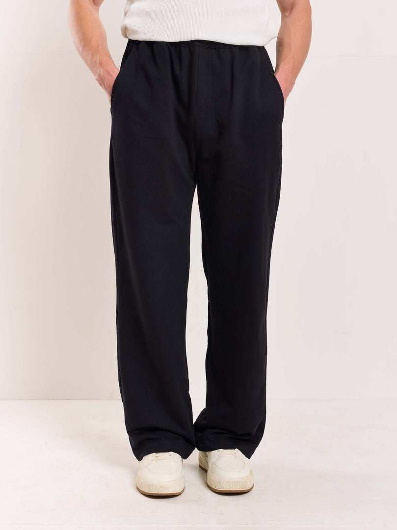 Loose Fit Black Sweatpants