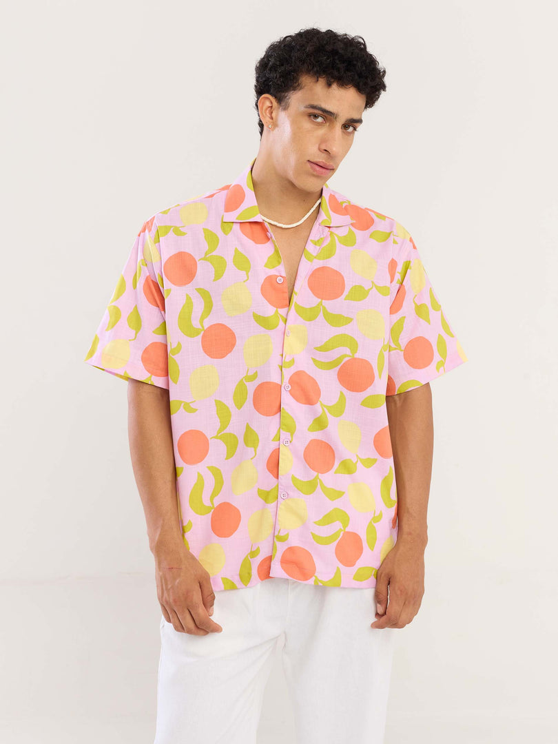 Lemon & Tangerines Printed Shirt