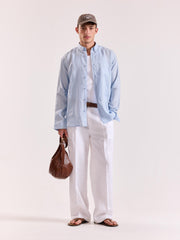 Sky Blue Linen Shirt