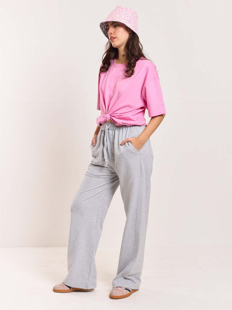 Loose Fit Marl Grey Sweatpants
