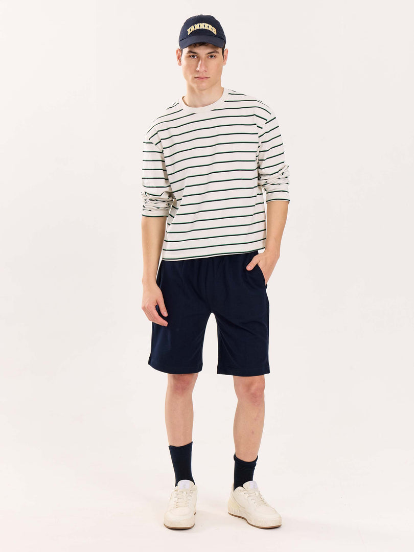 Navy Blue Sweatshorts