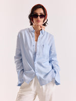 Load image into Gallery viewer, Sky Blue Linen Shirt