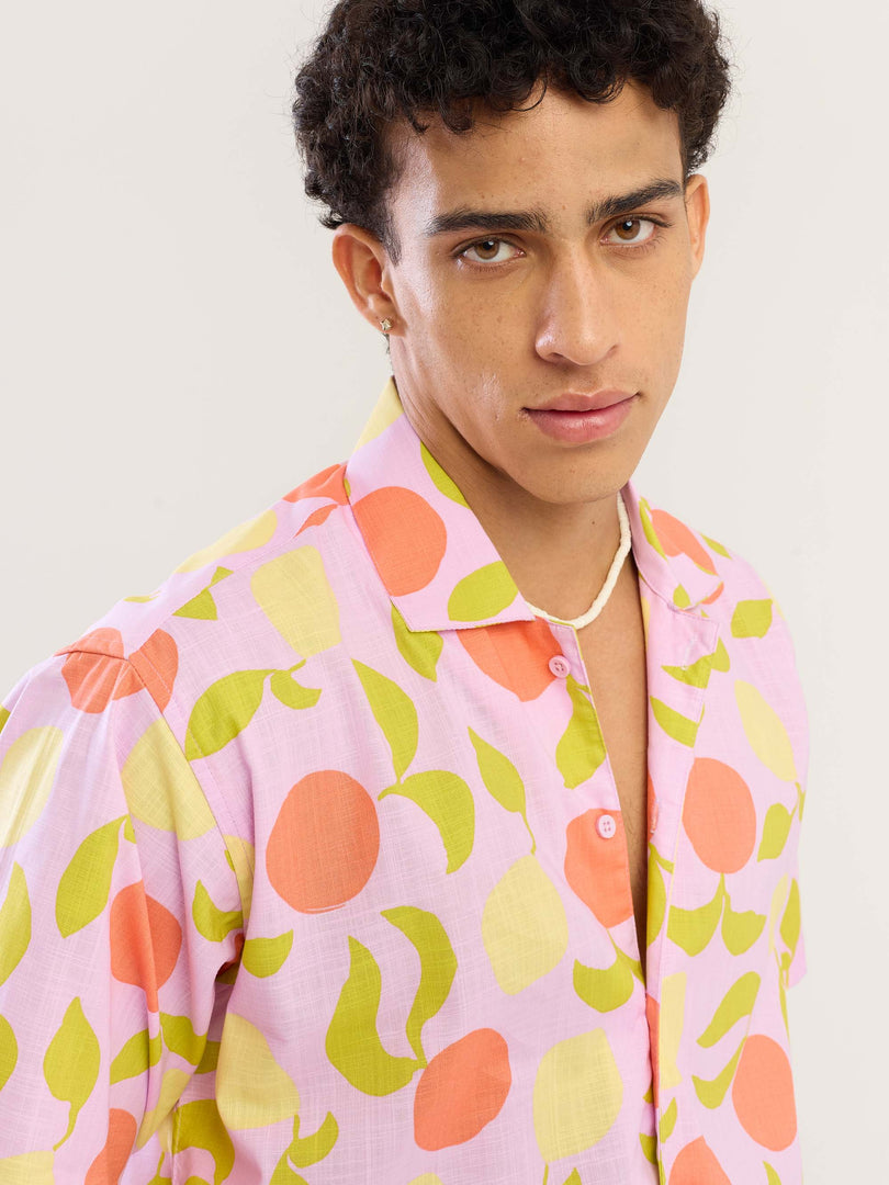 Lemon & Tangerines Printed Shirt