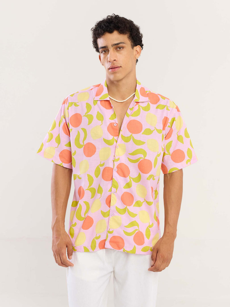 Lemon & Tangerines Printed Shirt