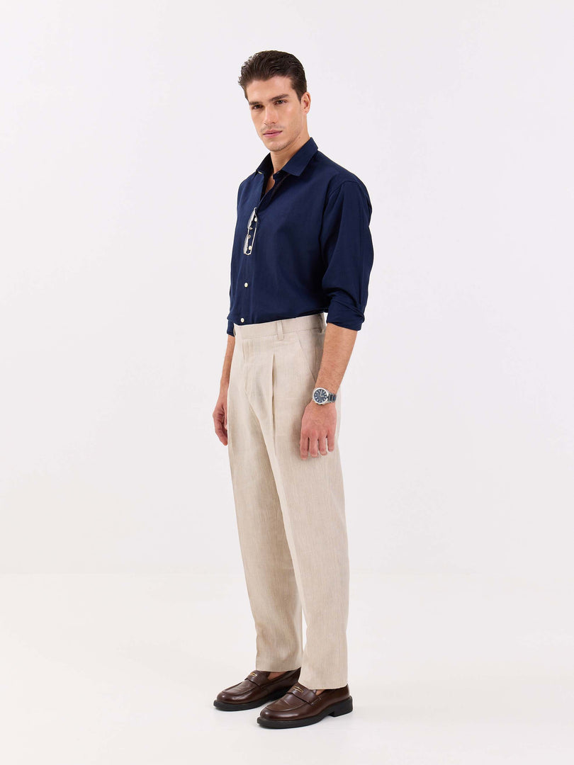 Natural Linen Trousers