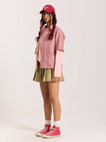 Load image into Gallery viewer, Red Checkered Cropped Shirt