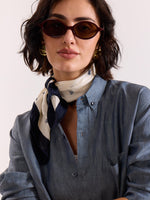 Load image into Gallery viewer, Denim Blue Chambray Irish Linen Shirt