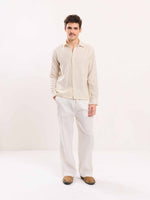 Load image into Gallery viewer, Cream Textured Holiday Shirt
