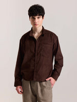 Load image into Gallery viewer, Coffee Brown Corduroy Oversized Shirt