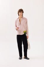 Load image into Gallery viewer, Pale Pink Gauze Holiday Shirt
