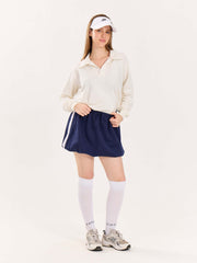 Off White Terry Polo Tee