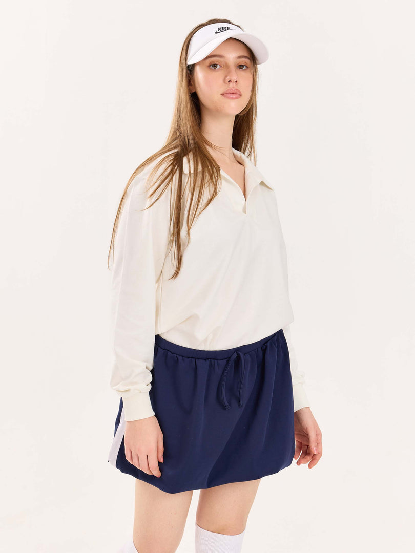 Off White Terry Polo Tee