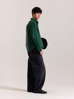 Load image into Gallery viewer, Forest Green Corduroy Oversized Shirt