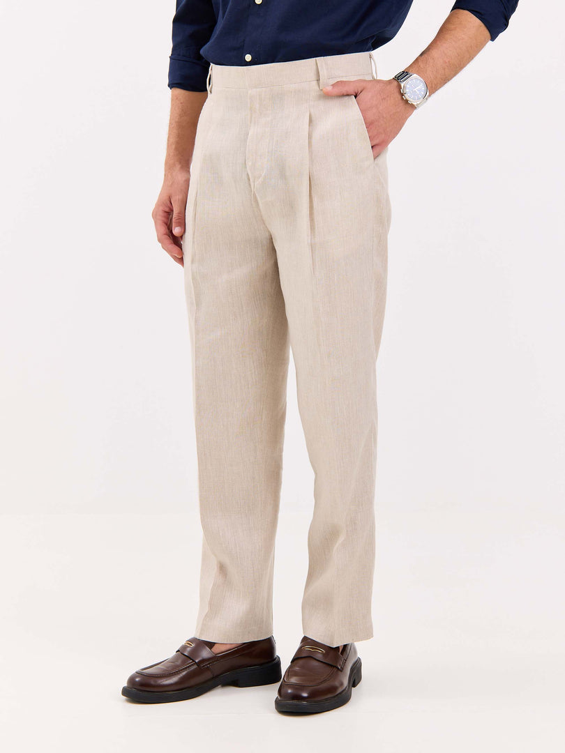 Natural Linen Trousers