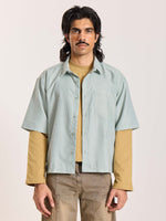 Load image into Gallery viewer, Green Checkered Cropped Shirt