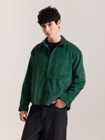 Load image into Gallery viewer, Forest Green Corduroy Oversized Shirt