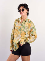 Load image into Gallery viewer, Floral Printed Linen Pullover
