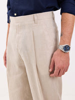 Load image into Gallery viewer, Natural Linen Trousers
