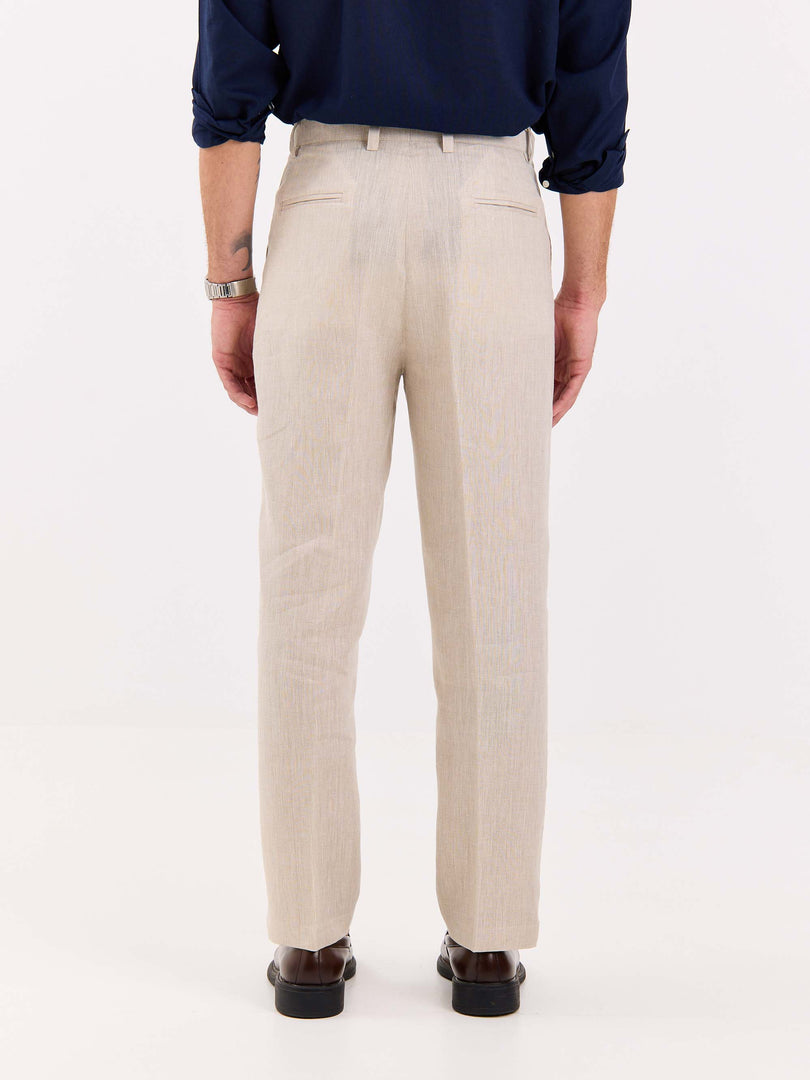 Natural Linen Trousers