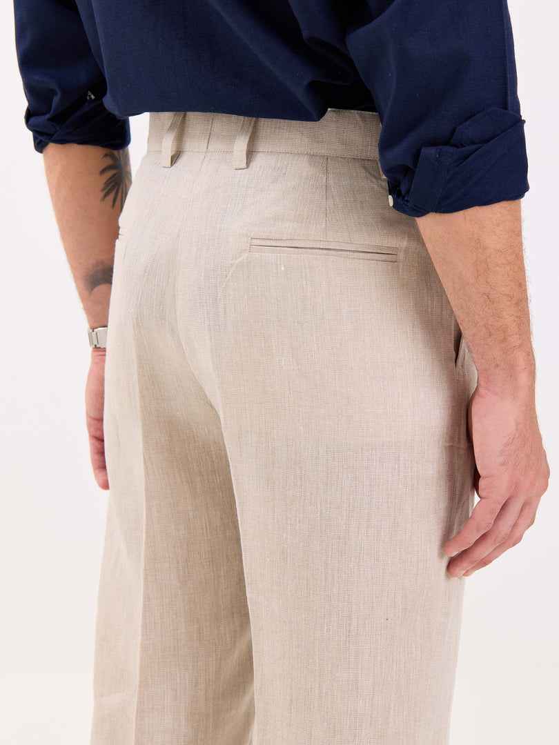 Natural Linen Trousers