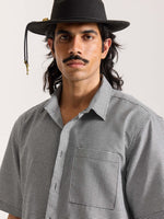 Load image into Gallery viewer, Black Checkered Cropped Shirt