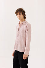 Load image into Gallery viewer, Pale Pink Gauze Holiday Shirt
