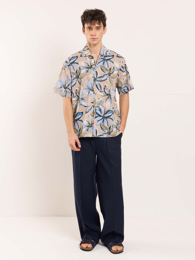 Tropical Bloom Resort Shirt