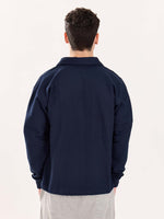 Load image into Gallery viewer, Navy Blue Terry Polo Tee
