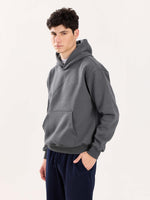 Load image into Gallery viewer, Dark Grey Cropped Fit Hoodie
