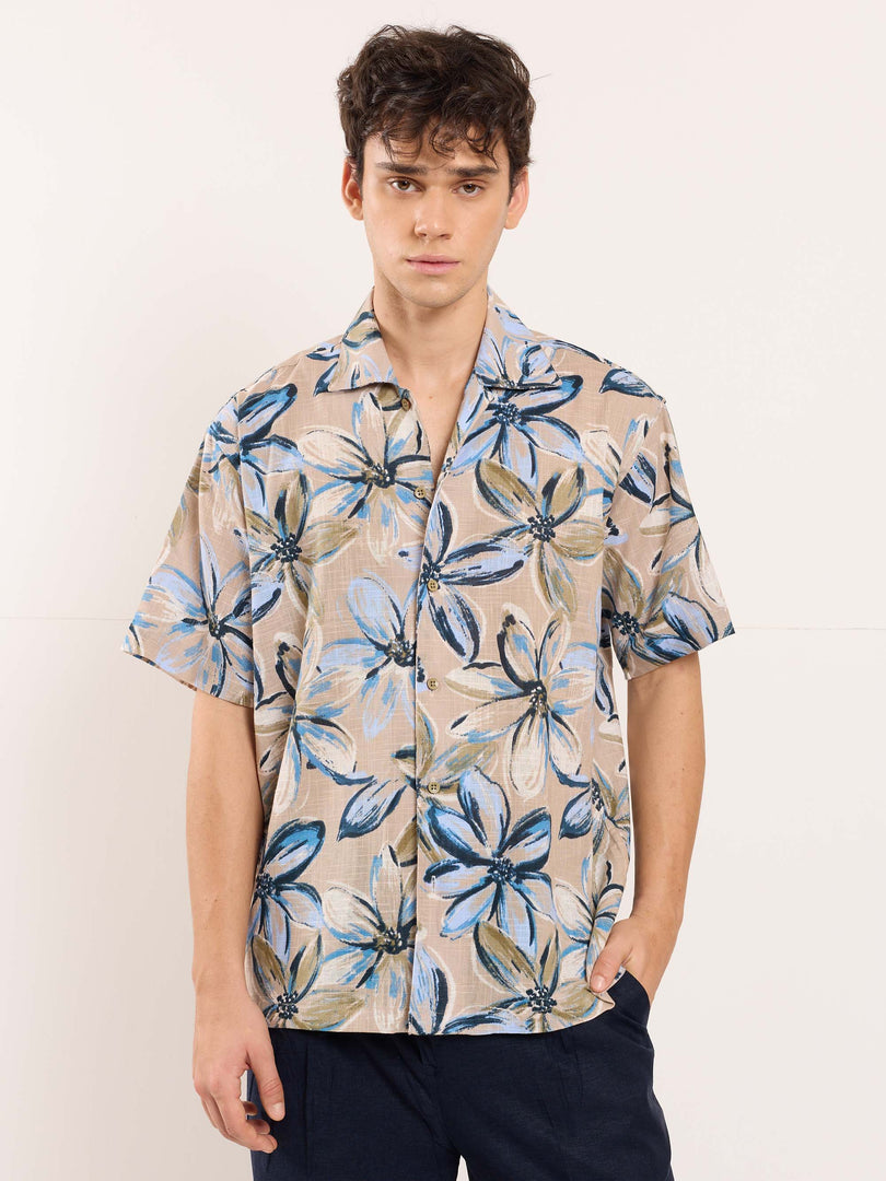 Tropical Bloom Resort Shirt