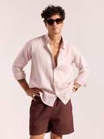 Load image into Gallery viewer, Powder Pink 60s Lea Linen Shirt