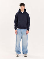 Load image into Gallery viewer, Dark Blue Cropped Fit Hoodie
