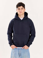 Load image into Gallery viewer, Dark Blue Cropped Fit Hoodie
