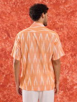 Load image into Gallery viewer, Peach Ikat Shirt
