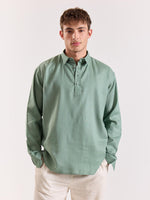 Load image into Gallery viewer, Sage Green Linen Blend Pullover