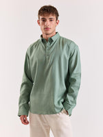 Load image into Gallery viewer, Sage Green Linen Blend Pullover