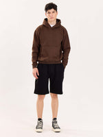 Load image into Gallery viewer, Dark Brown Cropped Fit Hoodie
