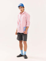 Load image into Gallery viewer, Peach Striped Oxford Shirt
