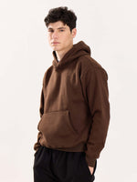 Load image into Gallery viewer, Dark Brown Cropped Fit Hoodie
