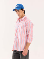 Load image into Gallery viewer, Peach Striped Oxford Shirt
