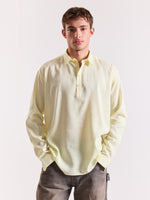 Load image into Gallery viewer, Light Yellow Linen Blend Pullover