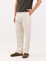 Load image into Gallery viewer, Cream Linen Trousers
