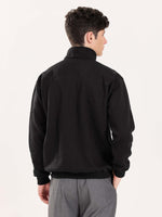Load image into Gallery viewer, Black Quarter-Zip Sweatshirt
