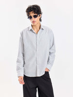 Load image into Gallery viewer, Relaxed Fit Black Striped Shirt
