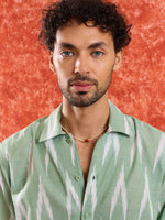 Load image into Gallery viewer, Mint Green Ikat Shirt
