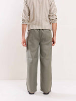 Load image into Gallery viewer, Grey Linen Pull-on Pants

