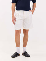 Load image into Gallery viewer, Off White Trouser Shorts
