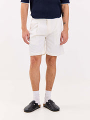 Off White Trouser Shorts